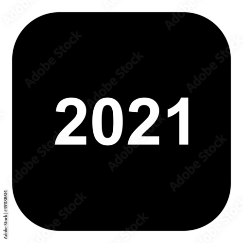 Jahr 2021 und App Icon