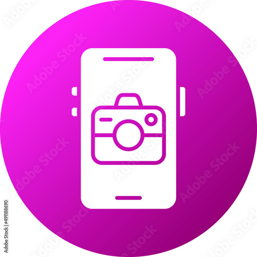 Mobile Camera Icon Style