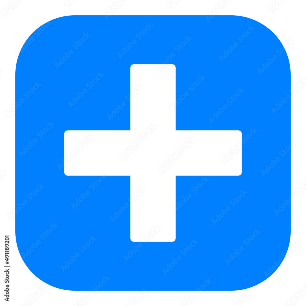 Obraz premium Plus und App Icon