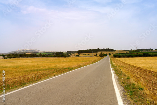 Quadro su tela Country landscape near Massafra and Mottola, in Taranto province, Apulia