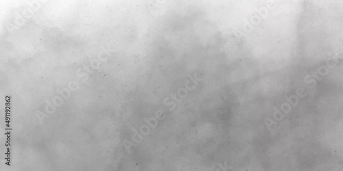 Grey smoke coming from fires into sky for background. Toxic smoke inhalation concept. Brushed Painted Abstract Grunge Background. Brush stroked painting. Metal background or texture. 
