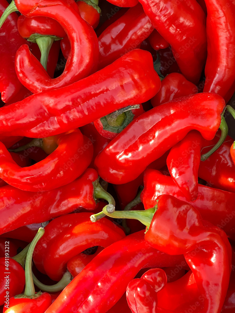 Fresh Sweet red peppers