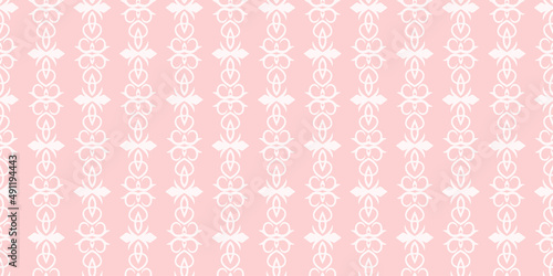 Background pattern, texture. Seamless pattern with pink flowers. Vector illustration