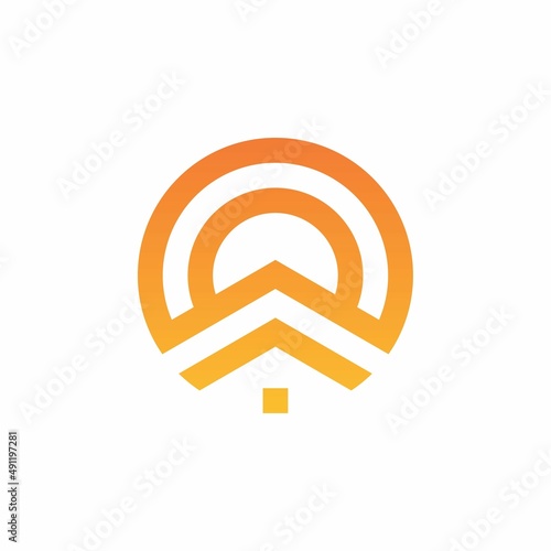 house home architect mortgage logo vector icon illustration