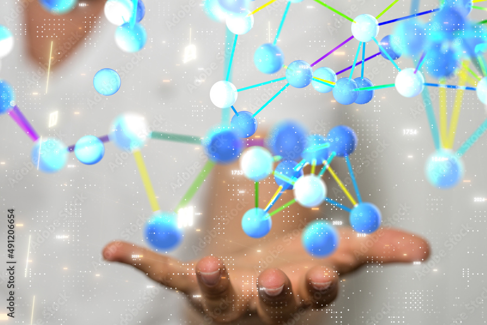 conference Digital Network and data concept 3d