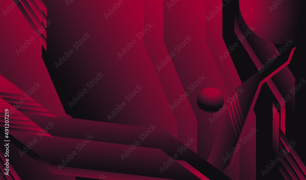 Abstract red background with glowing lines Stock Vector | Adobe Stock