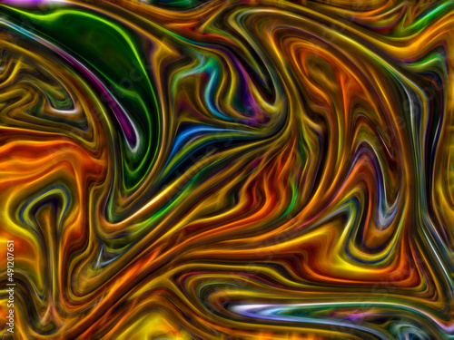 Multicolor abstract background with abstract smooth lines.