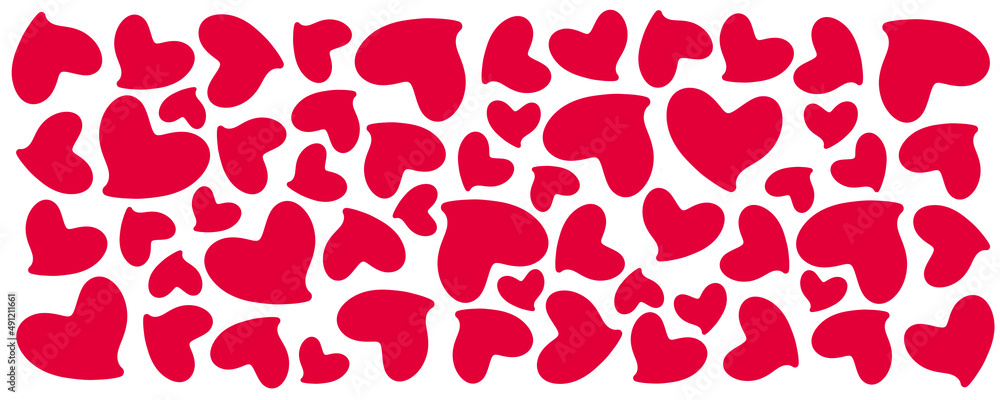 love pattern with red hearts love pattern with red hearts