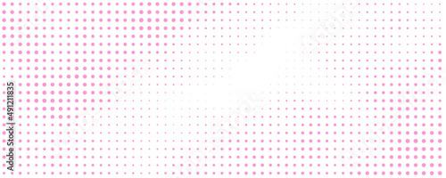 pink background with dots