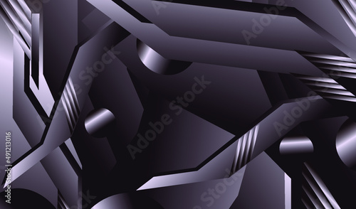 Abstract 3d background with circles