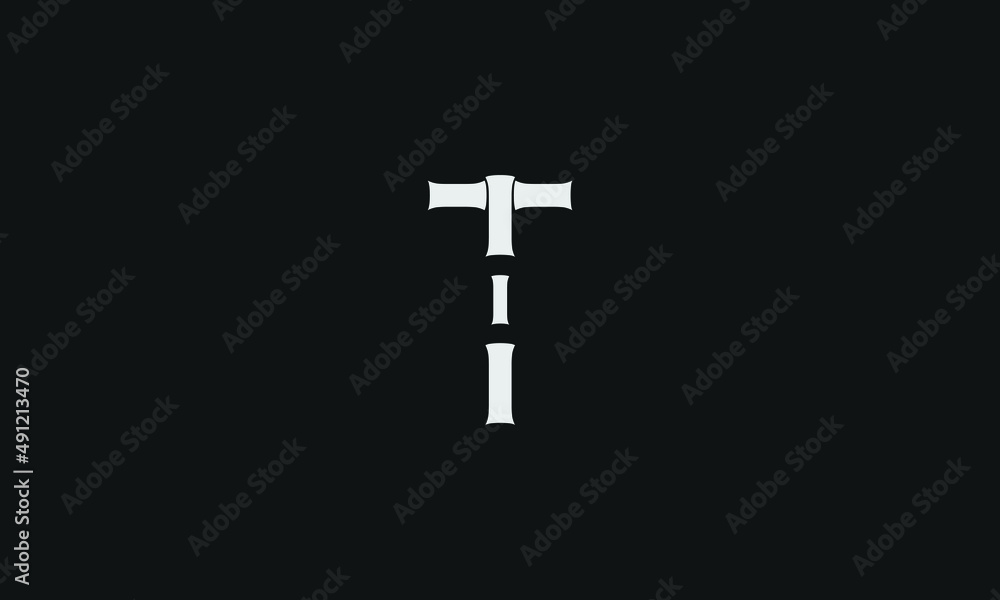 Alphabet letter icon logo T