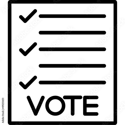 Ballot Icon