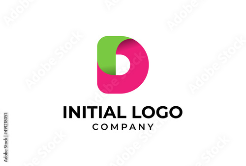 Free Download Letter D logo, modern and stylish gradient logo design, usable for brand and company logos, vector illustration	
 - GFXLoad