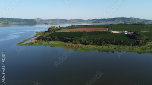 Coffee Plantation Brazilian Coffee, lake beautiful nature