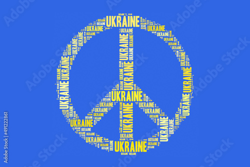 Ukraine Frieden Symbol
