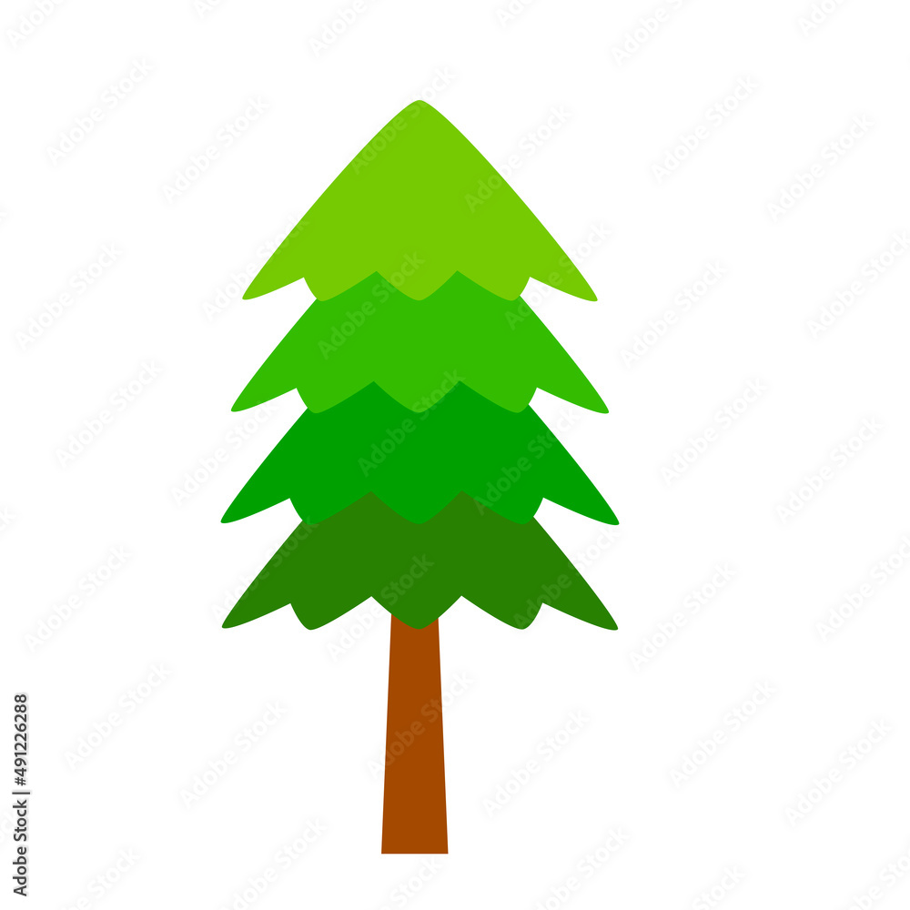 杉の木のイラスト Stock Vector | Adobe Stock