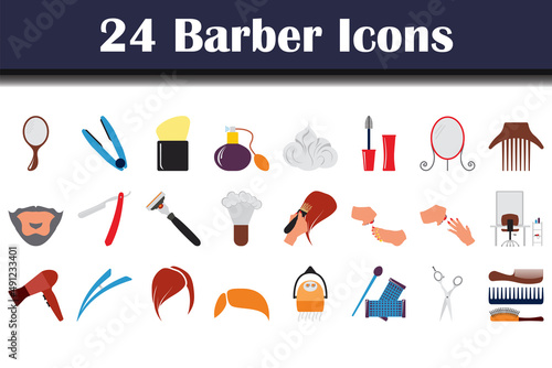 Barber Icon Set