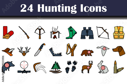 Hunting Icon Set