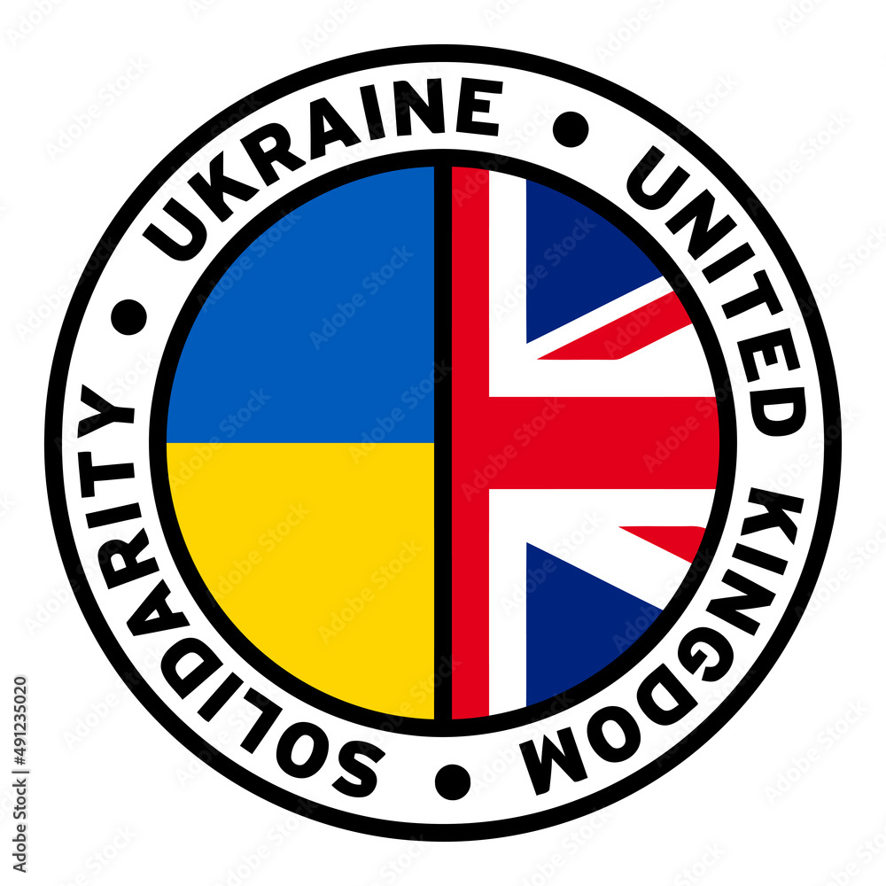 Round Ukraine United Kingdom Solidarity Flag Clipart Round Ukraine United Kingdom Solidarity Flag Clipart