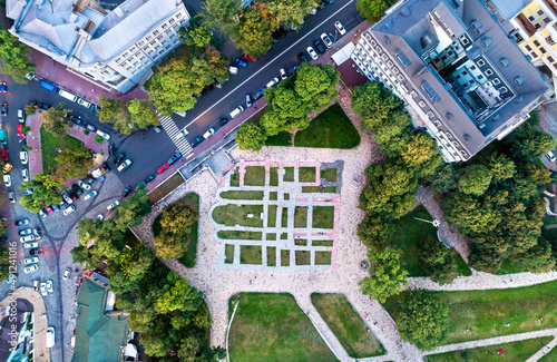 Foundations of the Church of the Tithes in Kiev, Ukraine photo