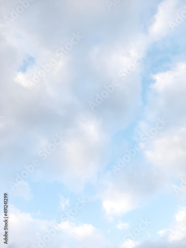 blue sky with clouds