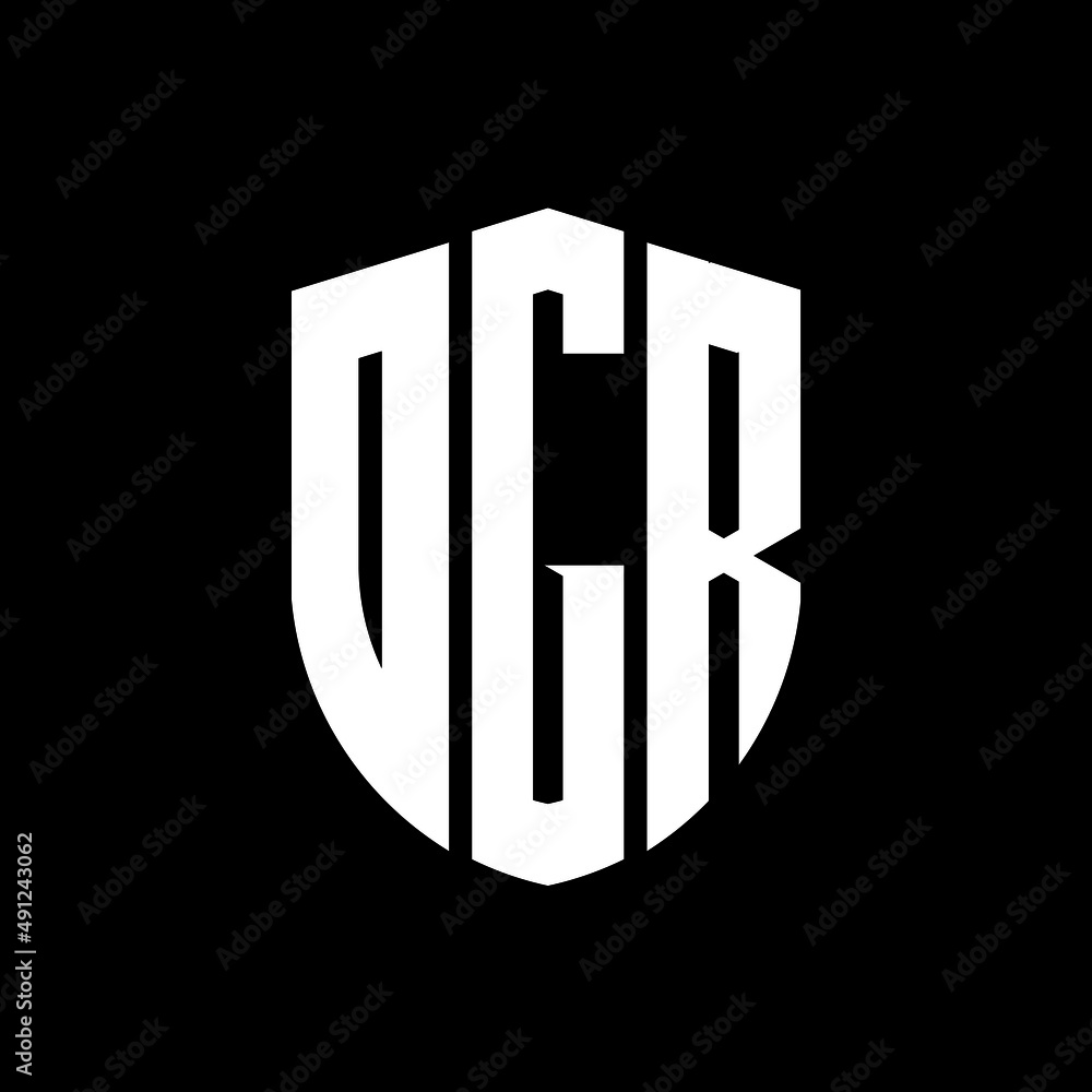 OGR letter logo design. OGR modern letter logo with black background. OGR creative  letter logo. simple and modern letter logo. vector logo modern alphabet font overlap style. Initial letters OGR   - obrazy, fototapety, plakaty 