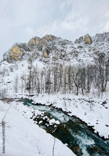 River in the winter