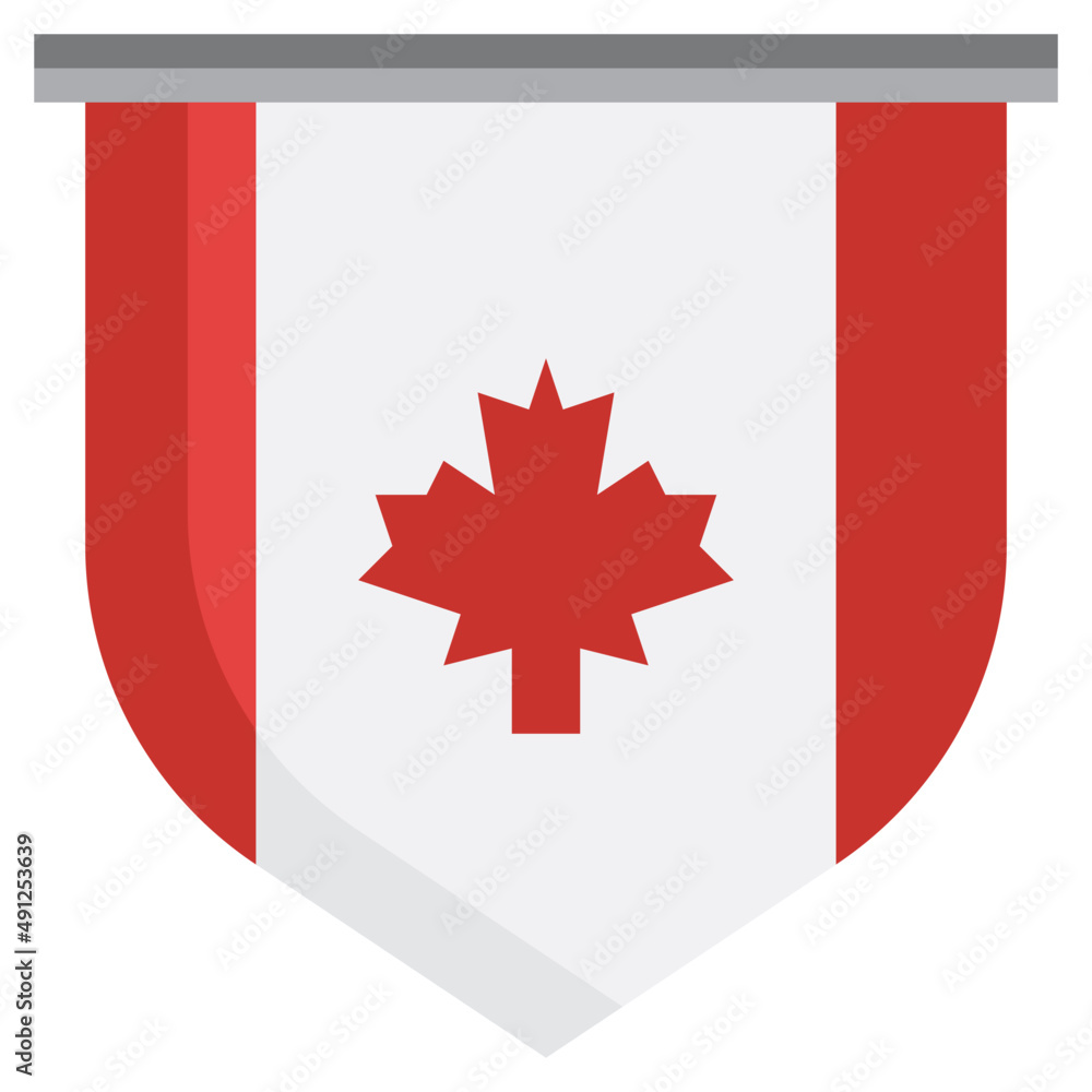Fototapeta premium FLAG flat icon