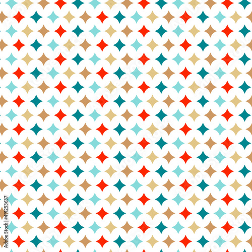 patrón con cuadrados multicolor,