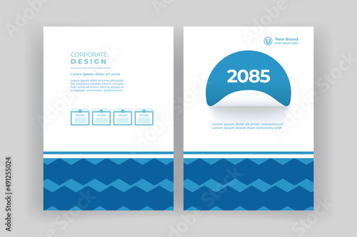 Template vector design for Book cover, Brochure, Annual Report, Magazine, Poster, Corporate Presentation, Portfolio, Flyer, layout.
