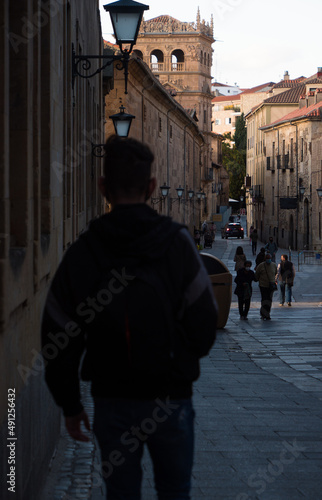 Streets of the city of Salamanca 