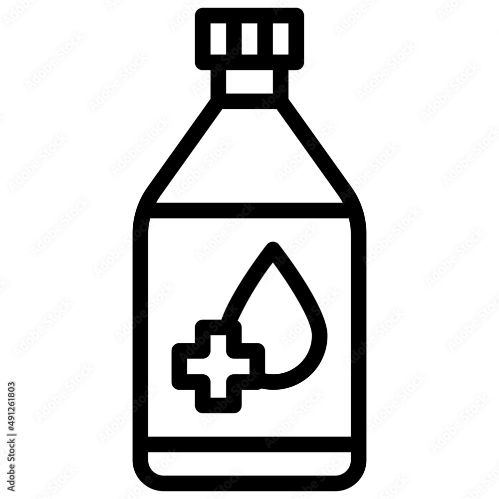 LIQUID DRUG line icon LIQUID DRUG line icon
