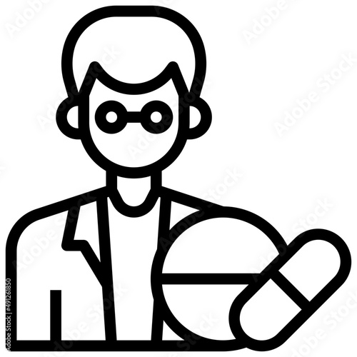 pharmacist1 outline icon