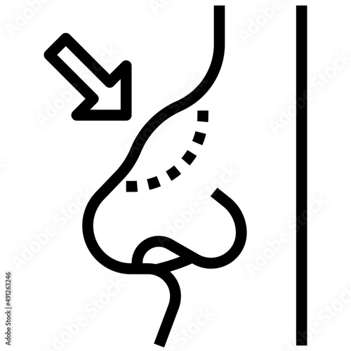 NOSE2 line icon