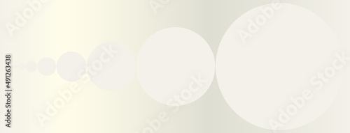 Light   bright  and shiny circle design. Vector background for your website or banner design with golden ratio circles in light and bright neutral colors