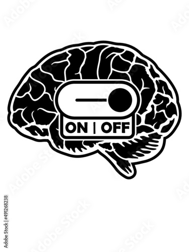 On Off Gehirn 
