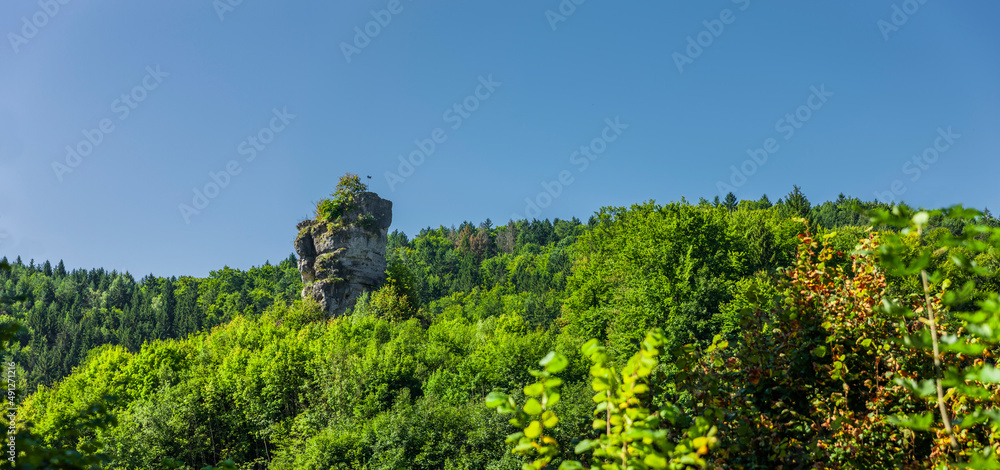 Fels in der Fränkischen Schweiz in Deutschland
