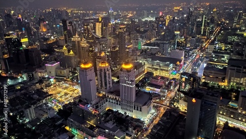 Photography city at night