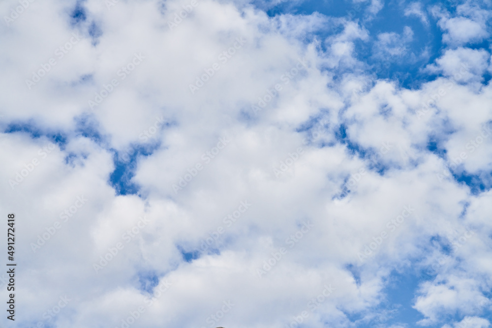 Beatiful blue sky with clouds on a sunny day Beatiful blue sky with clouds on a sunny day