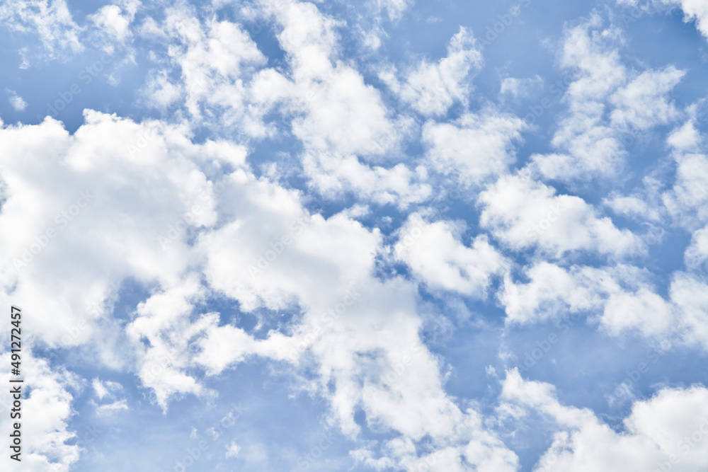 Beatiful blue sky with clouds on a sunny day Beatiful blue sky with clouds on a sunny day