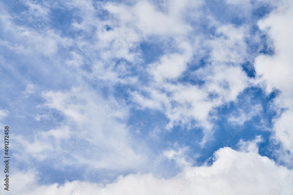 Beatiful blue sky with clouds on a sunny day Beatiful blue sky with clouds on a sunny day