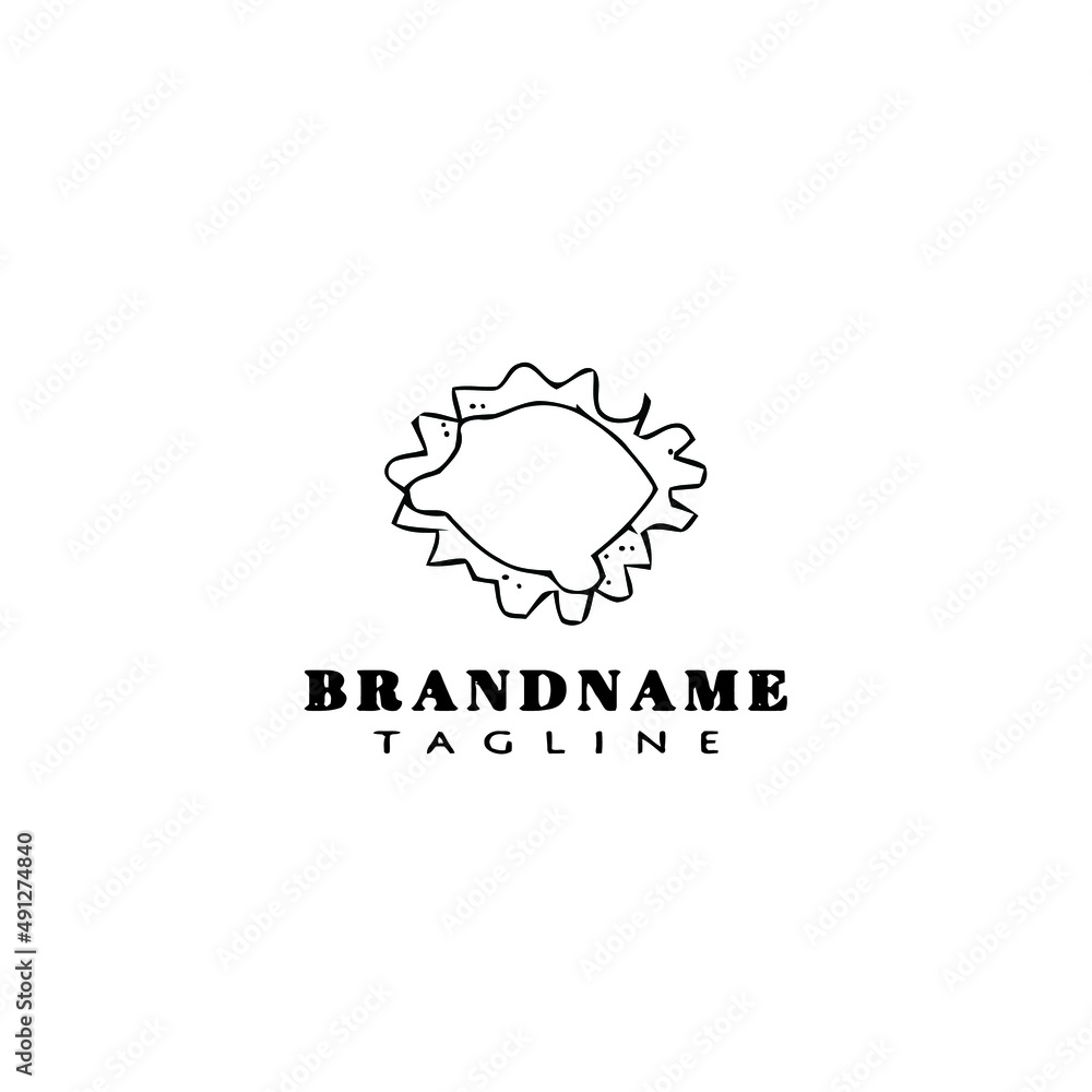 cute frame logo cartoon icon design template black isolated vector illustration cute frame logo cartoon icon design template black isolated vector illustration
