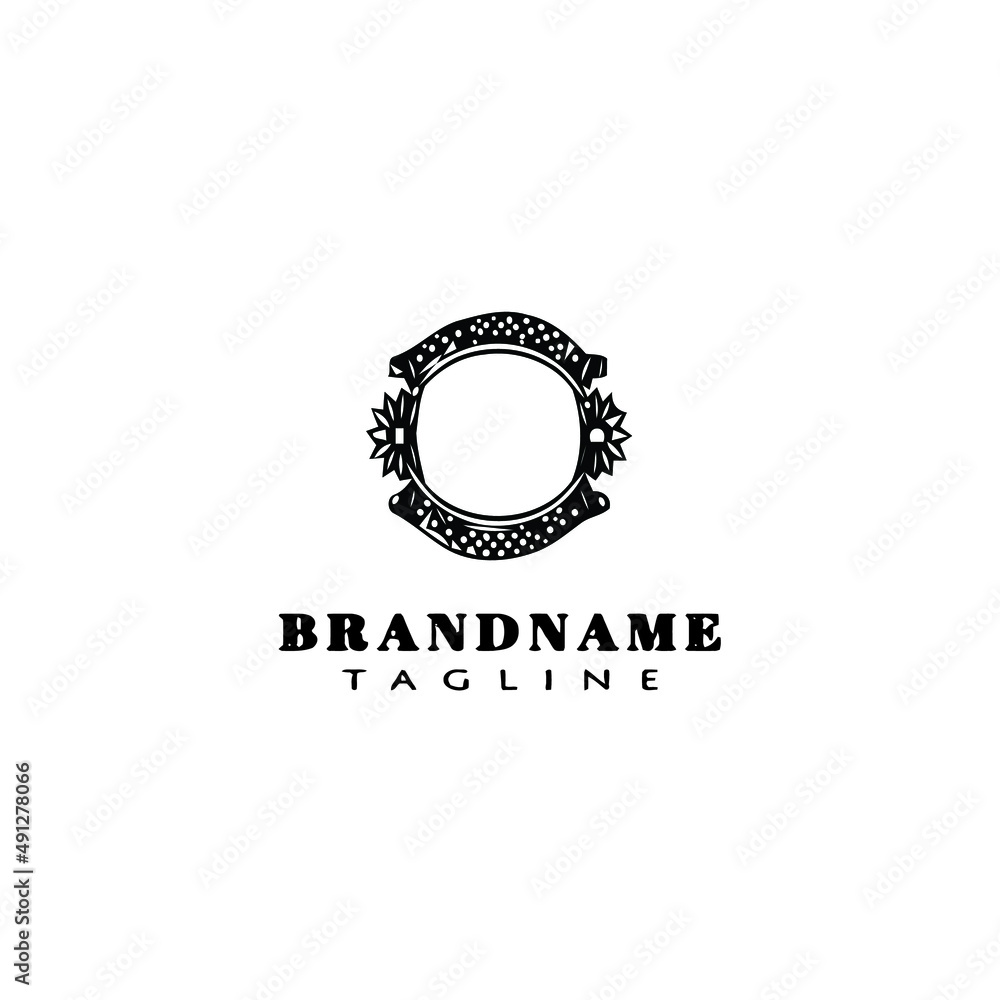 cute frame logo cartoon icon design template black isolated vector illustration cute frame logo cartoon icon design template black isolated vector illustration