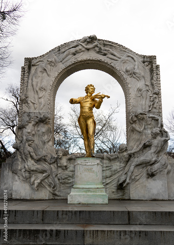 Johann Strauss Vienna Austria. Stadpark photo