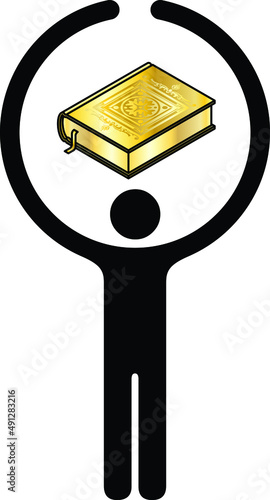 Embrace concept: embracing supporting religion and faith.