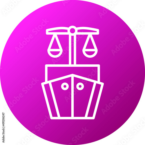 Maritime Law Icon Style