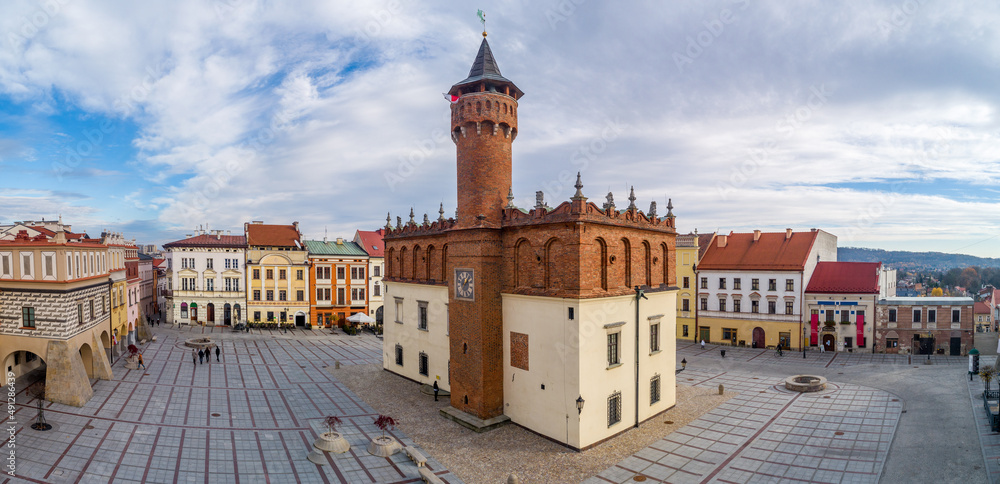 Obraz na płótnie Tarnow, Poland. Old town main square, often called 