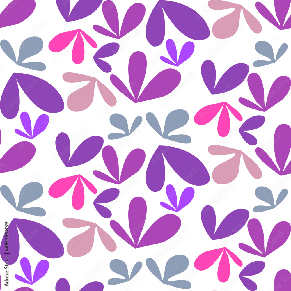 Seamless vector pattern with leaves Seamless vector pattern with leaves