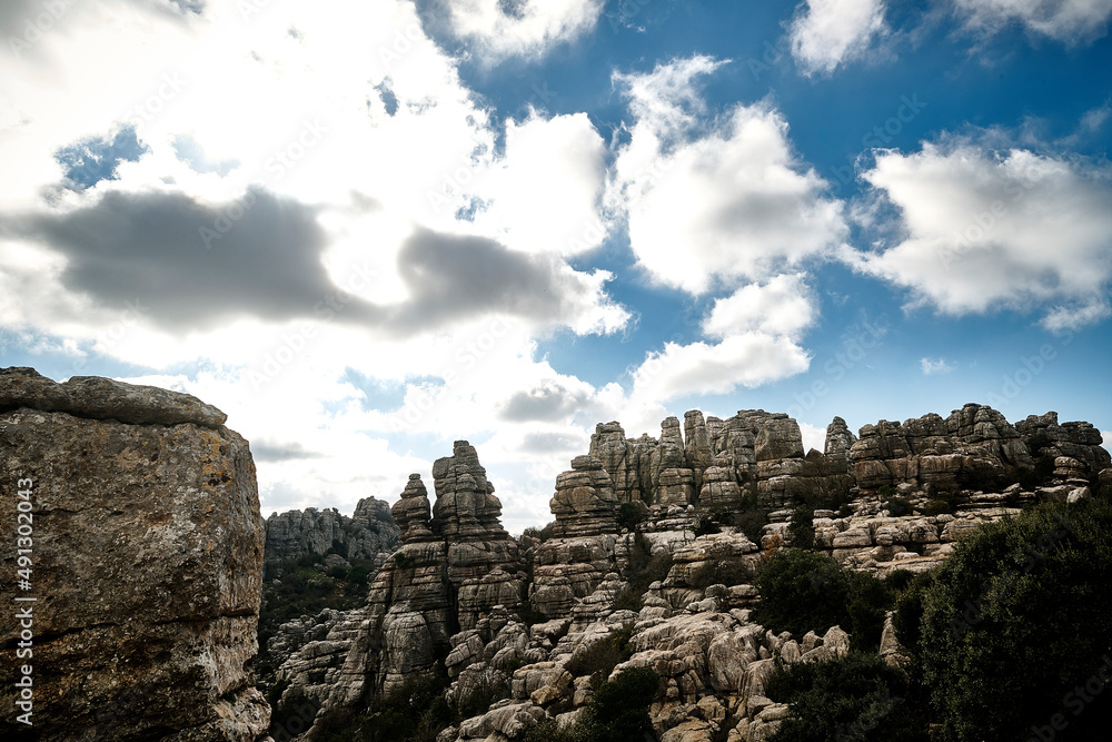 Antequera, Málaga, Spain . 01/2021;
Torcal de Antequera Natural Park in the province of Malaga, Spain. Protected natural area of ​​karstic formations.
