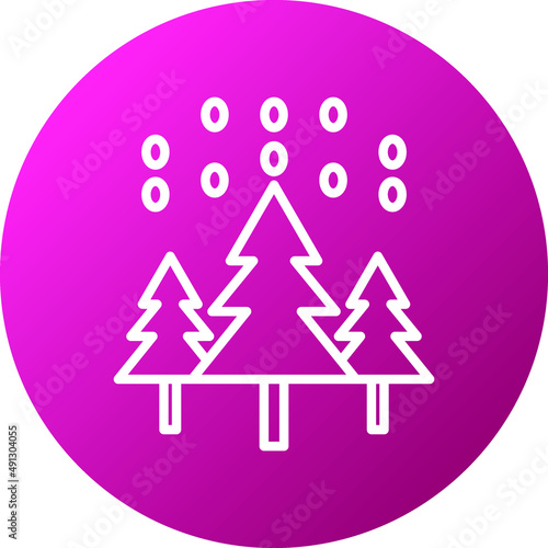 Snow Forest Icon Style